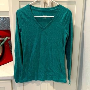 Green long sleeve shirt